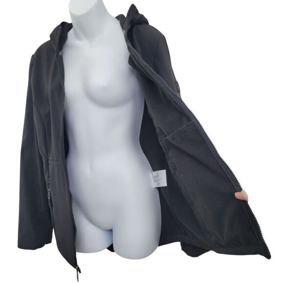 Nautica Black Zip Up Hoodie Jacket Size: M - Picture 3 of 14